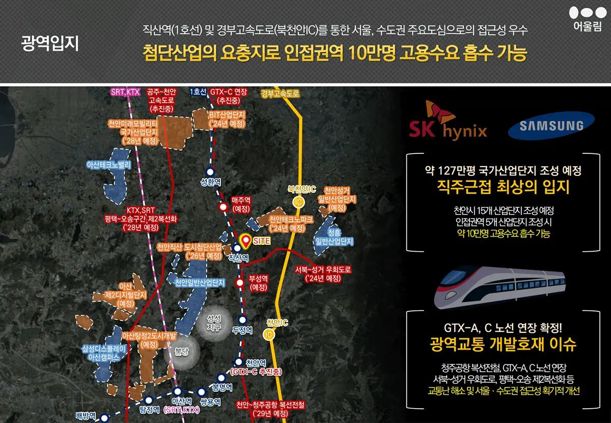 직산역 금호어울림 광역입지2